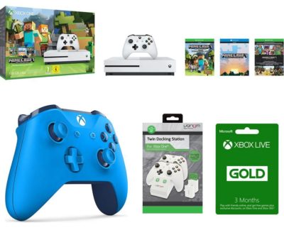 MICROSOFT MICROSOFT Xbox One S with Minecraft Gaming Bundle MICROSOFT MICROSOFT Xbox One S with Minecraft Gaming Bundle